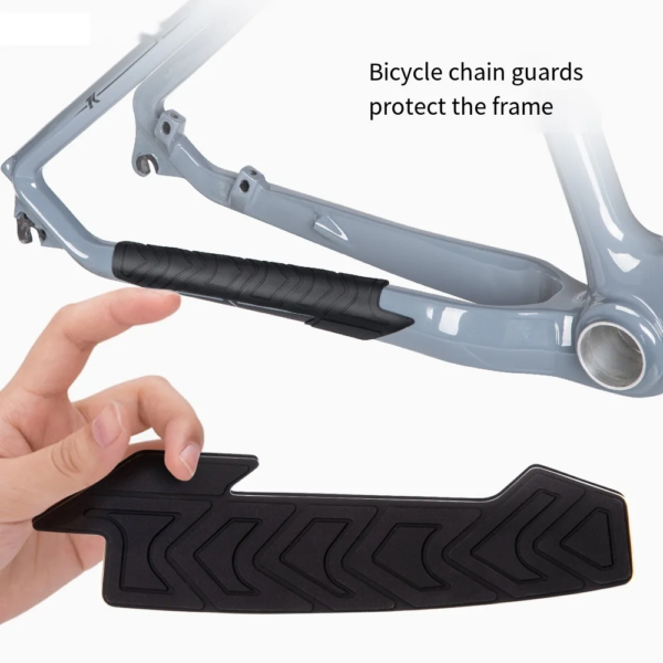 Protector de silicona 3D para cadena de bicicleta de montaña, Protector resistente a los arañazos, cubierta protectora para el cuidado de la bicicleta, accesorios para ciclismo