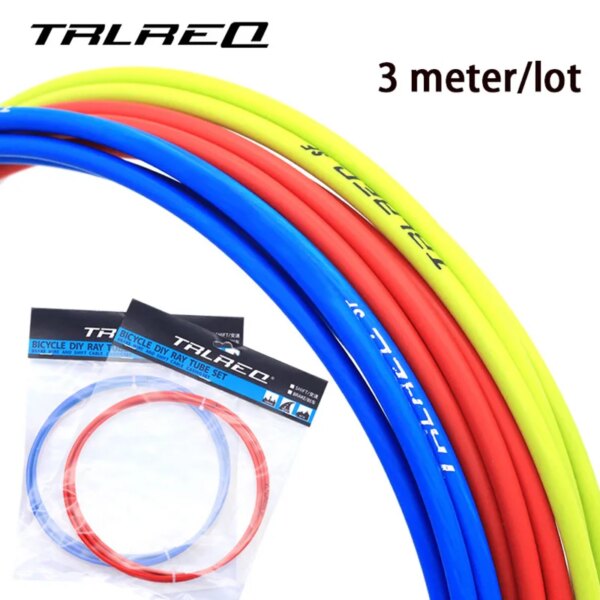 Cable de freno Universal para bicicleta, carcasa de Cable de cambio de 3M, tubo de alambre para desviador de bicicleta de carretera de 4mm/5mm, tubo delantero y trasero