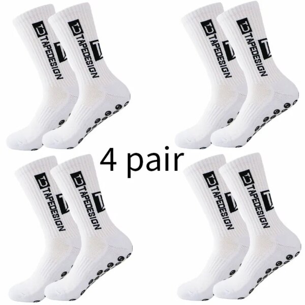 4 pares de nueva combinación de calcetines de fútbol antideslizantes, deportes de yoga, ciclismo, calcetines para correr, calcetines de verano para senderismo al aire libre