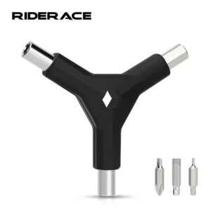 Juego de llaves Y 6 en 1, brocas intercambiables, destornillador Allen Hex T25 PH2 de 3 vías para herramienta de reparación de bicicletas, Kit multiherramienta para bicicleta