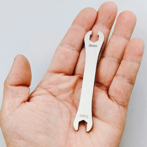 Herramienta de reparación de bloqueo de freno de bicicleta, llave de tornillo de bloqueo de tubo de freno de aceite de disco hidráulico de bicicleta de montaña abierta de 7-8mm