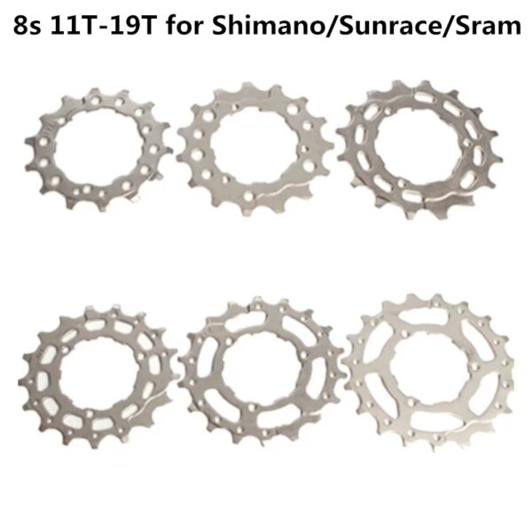 Cassette de bicicleta de montaña de alta calidad, 8 velocidades, piñón de volante Cog 8S MTB 11T 12T 13T 15T 17T 21T 36T para SHIMANO SRAM Sunrace