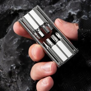 Kit de herramientas de reparación de bicicletas 8 en 1, herramienta de destornillador para bicicleta de montaña y carretera, llave hexagonal plegable para radios, juego de herramientas para bicicleta de montaña y carretera