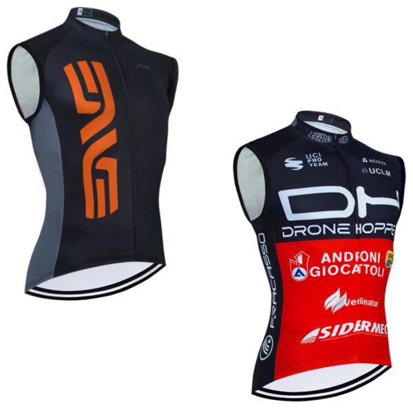 ANDRONI Ciclismo Jersey hombres mujeres equipo UAE bicicleta chaleco cortavientos Ropa Ciclismo sin mangas Bicycl Maillot camiseta Ropa