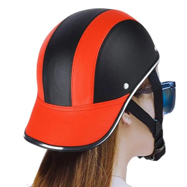 Casco de bicicleta ajustable para hombre y mujer, gorra de béisbol de seguridad Anti-UV para monopatín, casco de ciclismo para Motocross y deportes al aire libre