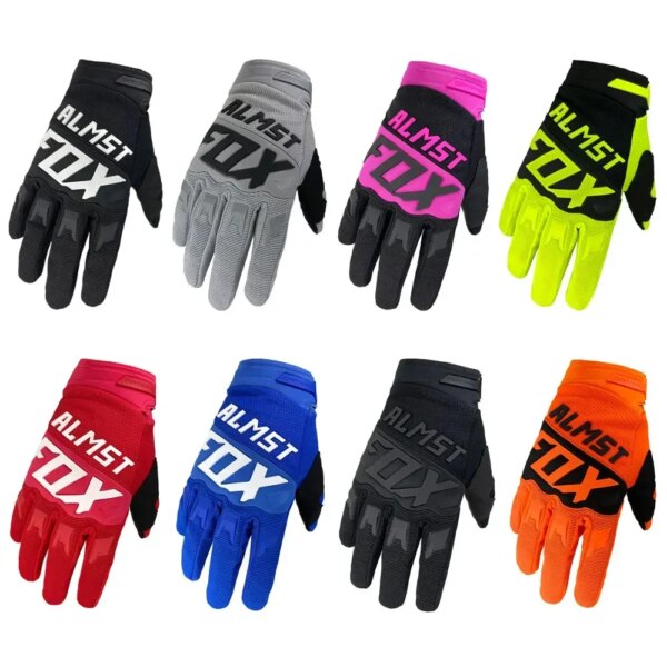 Guantes de Motocross Almst Fox MTB ATV UTV Guantes de motocicleta todoterreno Guantes para bicicleta de montaña antideslizantes Guantes transpirables