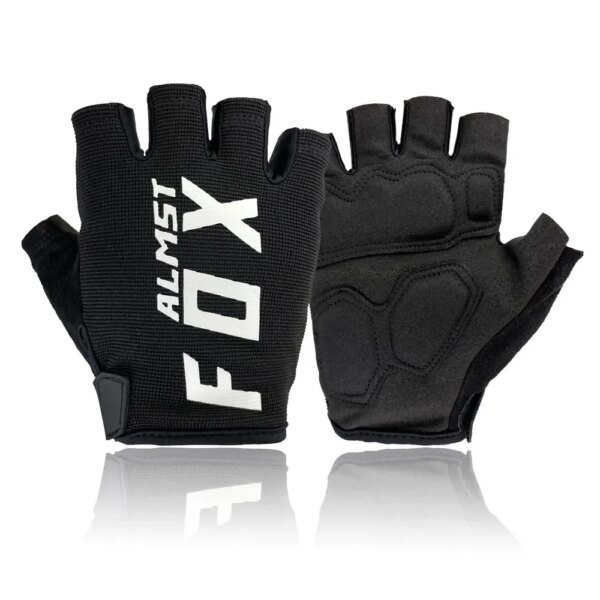 Almst Fox-guantes de ciclismo para hombre y mujer, manoplas de medio dedo de Gel para Motocross, transpirables, para deportes de montaña