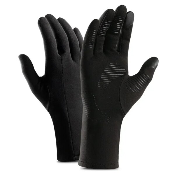 Otoño Invierno guantes para correr a prueba de frío a prueba de viento antideslizantes mantener caliente pantalla táctil deportes al aire libre guantes de ciclismo hombres y mujeres