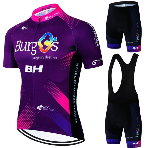 BH-ropa de ciclismo para hombre, conjuntos de verano 2024, trajes, ropa deportiva para hombre, uniforme Tricuta, camisa profesional para hombre, conjunto deportivo