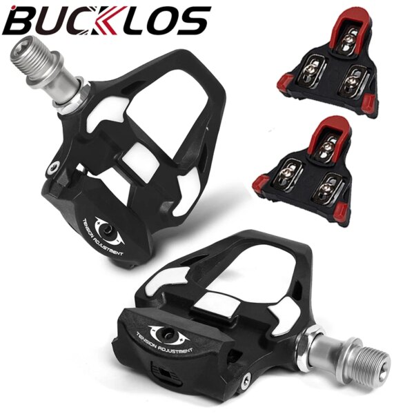 BUCKLOS Fit SPD SL System Pedal de bicicleta Pedales de bicicleta de carretera de nailon PD R8000 Pedal de bloqueo automático para bicicleta Pedales automáticos para Shimano