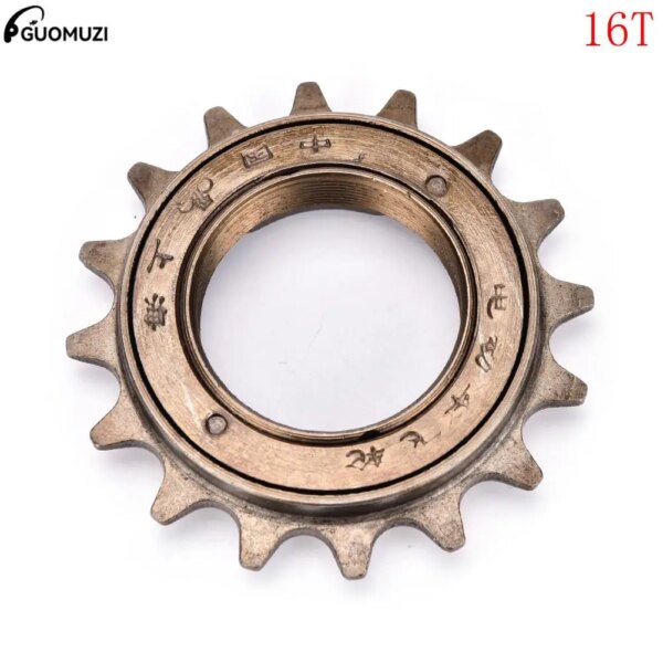 Rueda libre de bicicleta, 16 dientes, 34MM, rueda libre de marcha única, piñón de inercia, accesorios para bicicleta