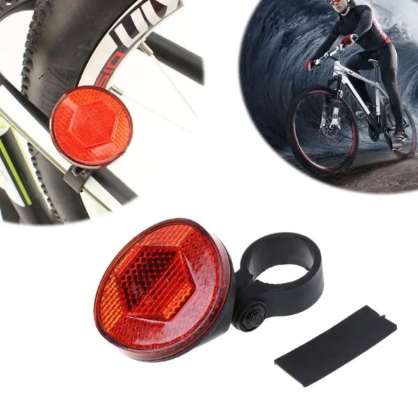 Reflector de manillar de bicicleta, advertencia de seguridad nocturna, manillar de 22,2mm, MTB, bicicleta de carretera K1KD