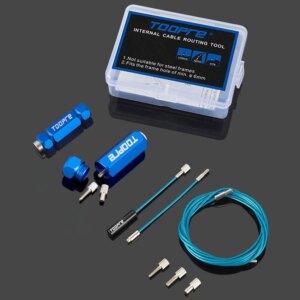Herramientas de enrutamiento de cables internos para bicicleta de montaña, marco de fibra de carbono, palanca de cambios de Cable hidráulico, Kit de reparación de ciclismo de liberación rápida