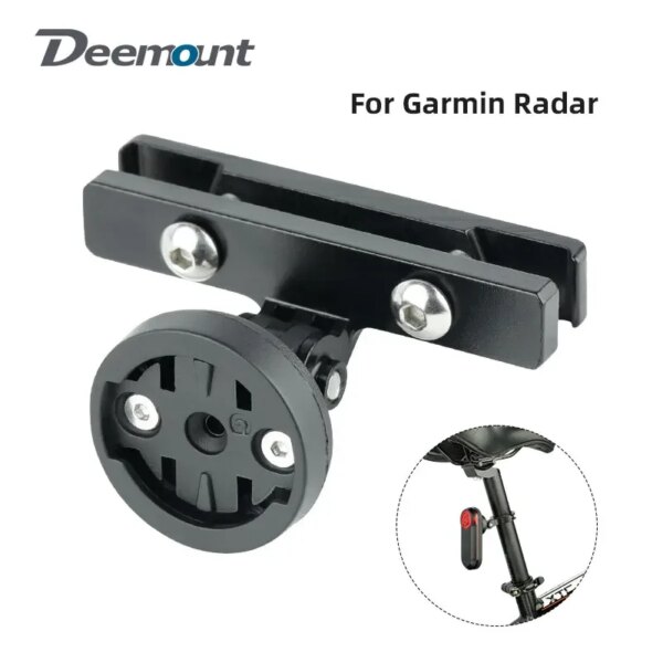 Soporte de luz trasera para sillín de bicicleta, soporte de lámpara LED para Garmin Varia Radar retrovisor RTL510 515 500 Magene L508