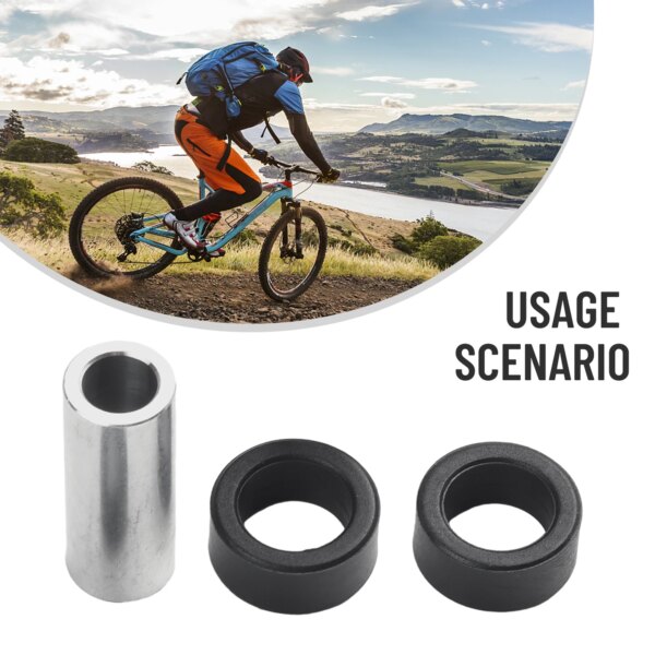 Buje amortiguador para bicicletas, tubo de aluminio y almohadilla de goma de 22/24/26/32/42/44/50/54/56mm, accesorios para bicicletas de montaña y carretera