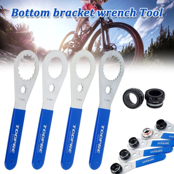Herramienta de reparación de llave de soporte inferior para bicicleta de montaña y carretera, extracción de instalación de soporte inferior BB para Shimano/SRAM/IXF/DUB/BSA30
