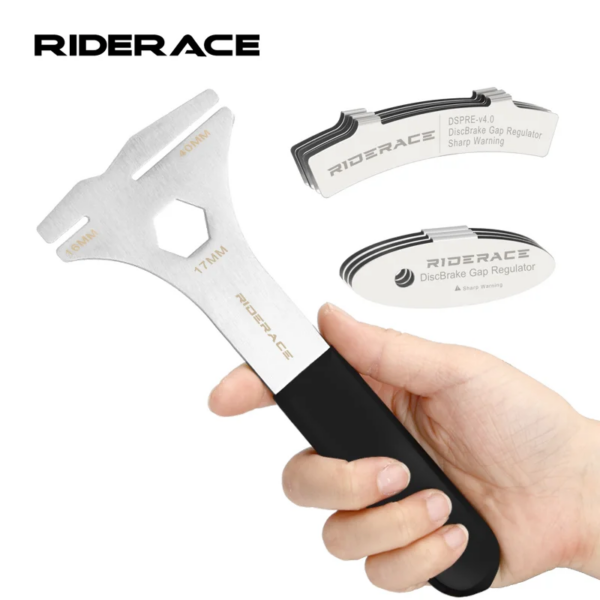 Llave correctora de freno de disco de bicicleta, herramienta de alineación de Rotor de freno de bicicleta de acero inoxidable, llave correctora de reparación MTB