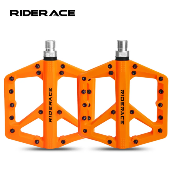 Pedales de bicicleta Rodamientos sellados de nailon Carretera BMX MTB Bicicleta de montaña Plataforma plana ancha Ultraligero 9/16 pulgadas Piezas de ciclismo antideslizantes