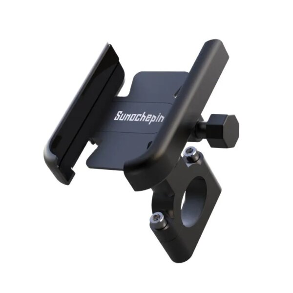 Soporte de teléfono para bicicleta CNC, manillar de motocicleta, soporte para teléfono móvil, aleación de aluminio, rotación de 360, accesorios de montaje para bicicleta de montaña y carretera
