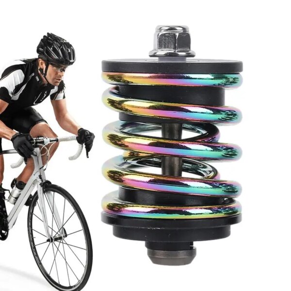 Amortiguador trasero de bicicleta, amortiguador de resorte para bicicleta de montaña, herramienta de reparación de ciclismo resistente a impactos para bicicletas de carretera