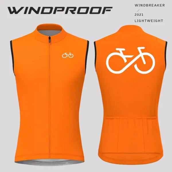 Equipo de bicicleta de verano, chaleco de Ciclismo sin mangas a prueba de viento, camisetas para bicicleta de montaña, chaleco de carreras, Ropa de Ciclismo, chaqueta ligera para bicicleta