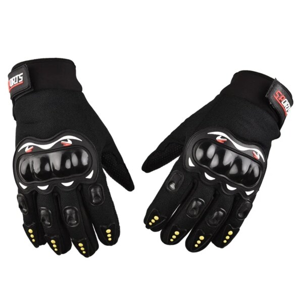 Guantes protectores transpirables para motocicleta y bicicleta, guantes tácticos para deportes al aire libre, guantes de medio dedo con carcasa dura