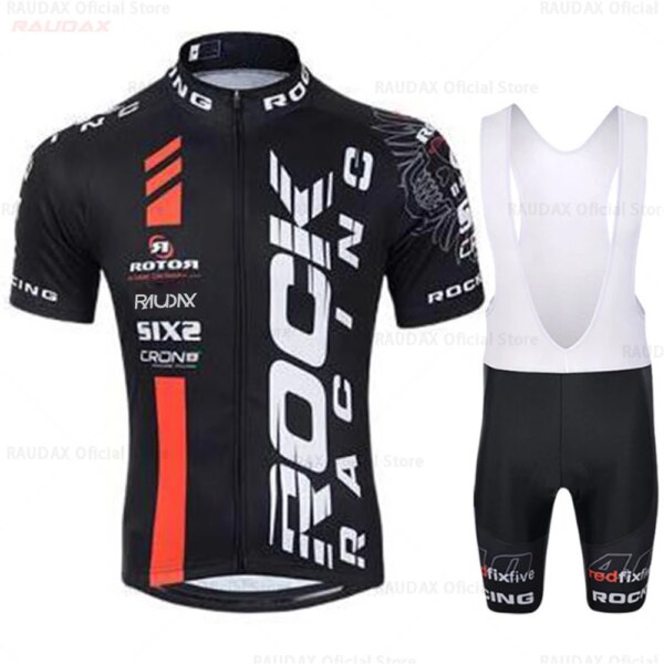 Ropa de Ciclismo de manga corta transpirable para hombre, equipo deportivo de carreras de Rock, camiseta de entrenamiento, Ciclismo, camisetas de Verano, 2024