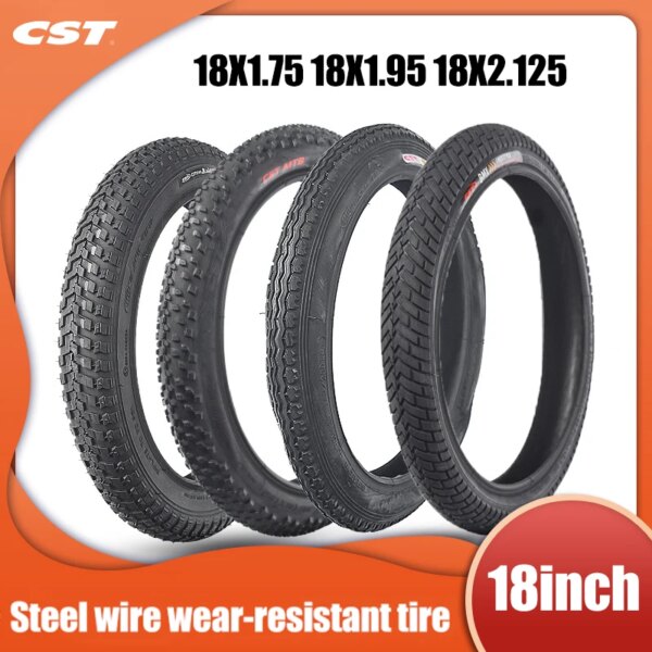 CST-neumático de Bicicleta de montaña BMX, 18 pulgadas, 18x1,75, 1,95, 2.125, Pneu, accesorios para Ciclismo