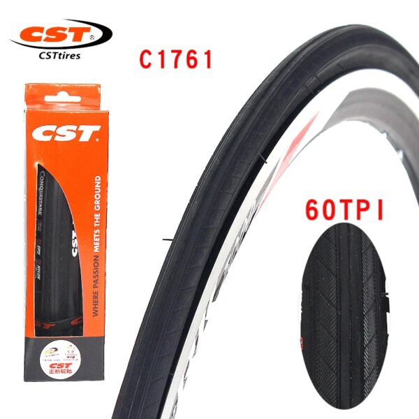 CST CONQUISTARE neumático de bicicleta de carretera C1761 neumático de acero 700cx23c 25C 60TPI neumático plegable resistente al desgaste a prueba de puñaladas