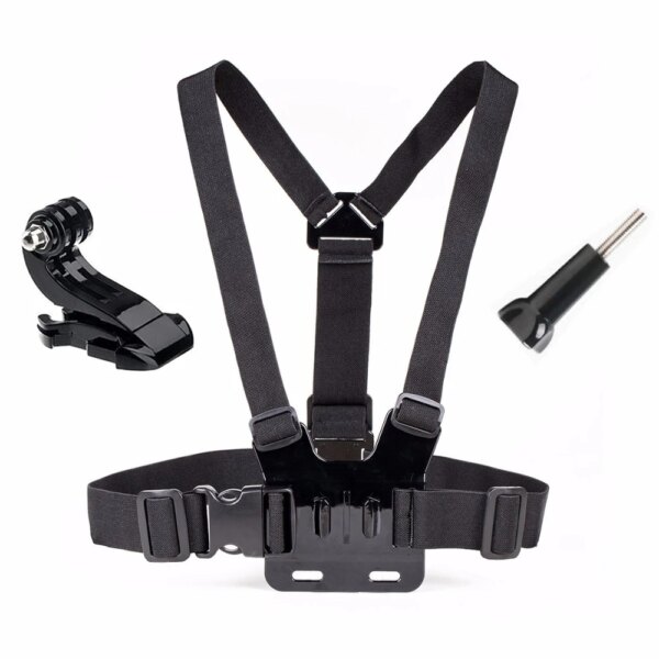 Correa de pecho para Gopro Hero 11, 10, 9, 8, 7, Xiaomi yi 4K, accesorios para Cámara de Acción, arnés de montaje en pecho para Go Pro j-hook