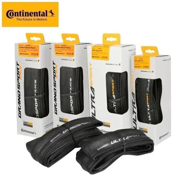 Neumático de carretera Continental ULTRA Sport III y GRAND Sport Race y Extra 700 × 23C /25C/28C, neumático de grava plegable para bicicleta de carretera