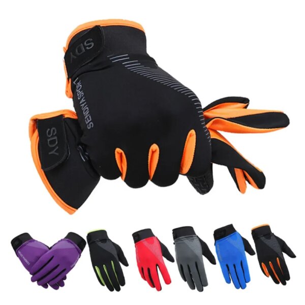 Guantes transpirables antideslizantes para pantalla táctil Montañismo al aire libre escalada Fitness guantes de tela ultrafina a prueba de sol para ciclismo