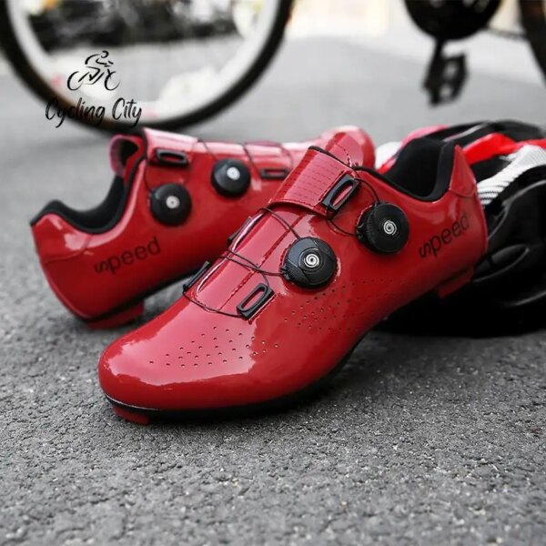 Ciclismo de ciudad con bloqueo, zapatos de ciclismo, zapatos con bloqueo, zapatos deportivos de bicicleta, zapatos de ciclismo de montaña sin bloqueo, zapatos de ciclismo de carretera para adultos