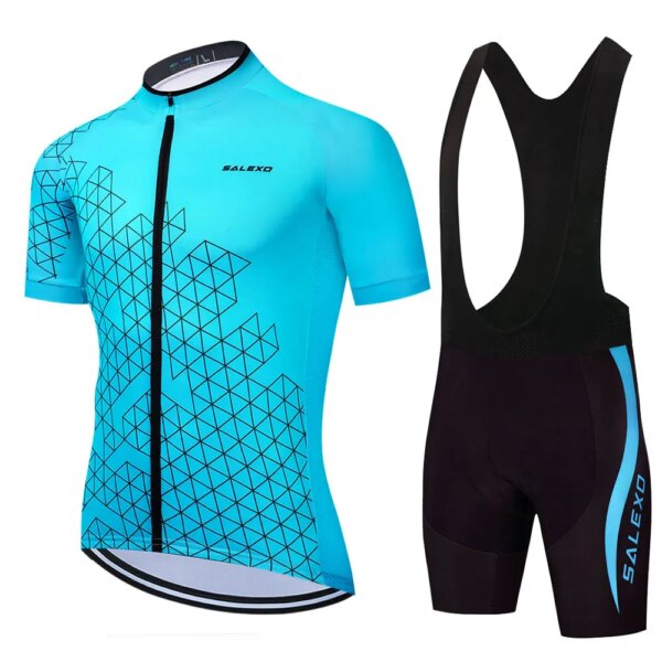 Ropa de ciclismo para hombre, Jersey de Ciclismo de manga corta, ropa de bicicleta MTB, ropa de ciclismo transpirable, Uniforme de bicicleta, Maillot Jersey