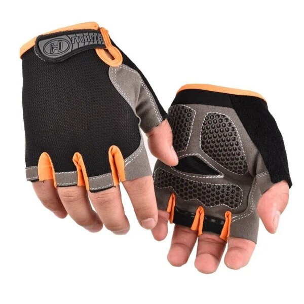 Guantes de ciclismo antideslizantes, transpirables, medio dedos, guantes para bicicleta de montaña, manoplas deportivas, guantes para ciclismo