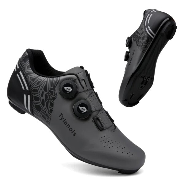 Zapatillas de ciclismo MTB para hombre, zapatos deportivos para bicicleta de Cross, calzado para bicicleta de montaña con Pedal Spd, calzado de carreras de velocidad para hombre, zapatos de ciclismo todoterreno planos