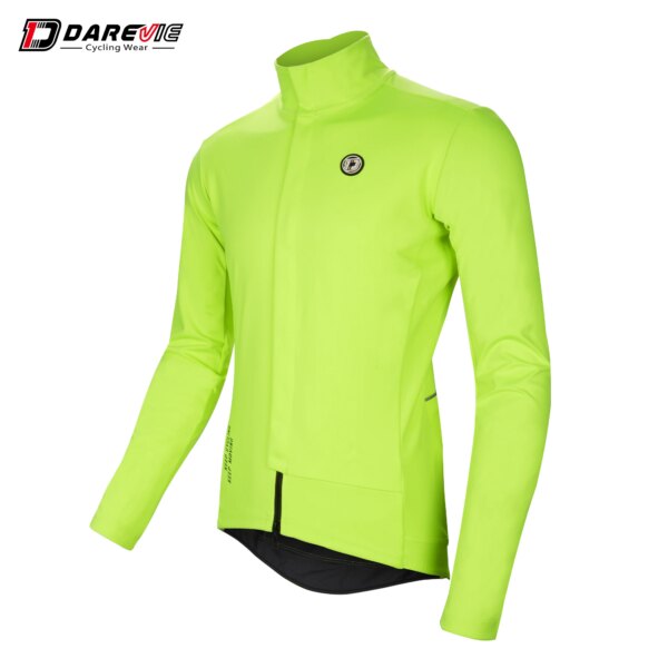 DAREVIE Chaqueta de ciclismo 10 mm Impermeable A prueba de viento Mantener caliente Térmico Tamaño grande Ciclismo Softshell Invierno para 5 ~ 15 ℃ No transpirable