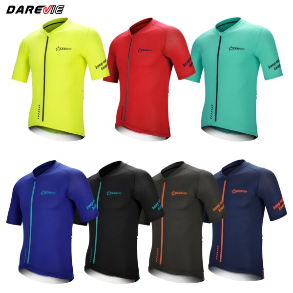 DAREVIE-Camiseta de ciclismo para hombre y mujer, Maillot de ciclismo profesional, transpirable, ropa de ciclismo reflectante, 2024