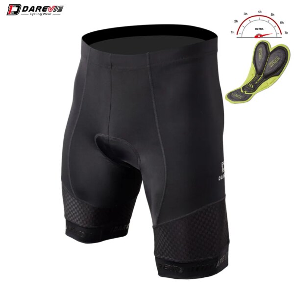 DAREVIE-pantalones cortos de Ciclismo para hombre, con almohadilla de Gel 3D, 6 horas de paseo, Bretelle Pro, Ciclismo de Carretera MTB