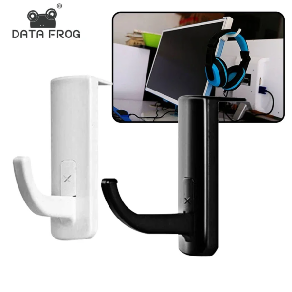 DATA FROG-soporte para auriculares para videojuegos, colgador para Monitor de ordenador, Base, soporte adhesivo para auriculares, accesorios para todos los auriculares