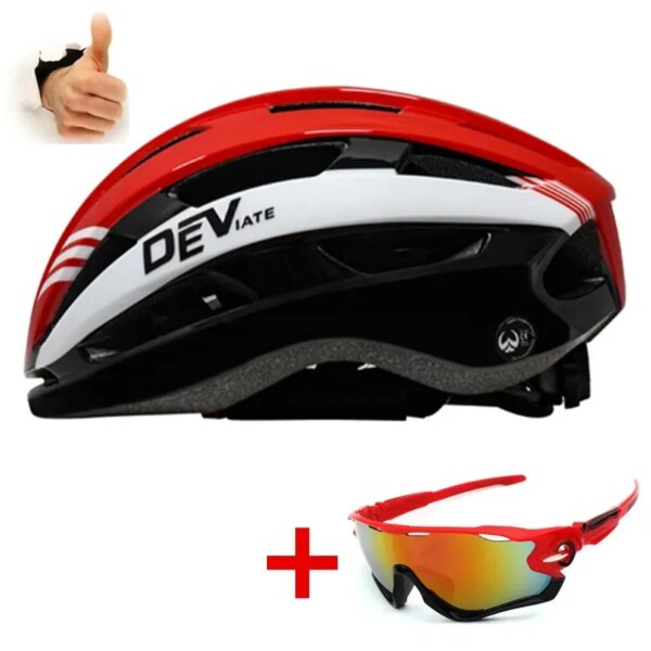 DEV-casco de ciclismo para bicicleta de montaña y carretera, gorra de carreras transpirable, casco de seguridad para bicicleta de montaña, marca DEV