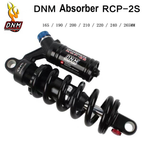 Amortiguador DNM RCP2S para bicicleta de montaña, suspensión trasera, amortiguador para descenso, 190mm, 200m, 220mm, 240mm, 550lbs