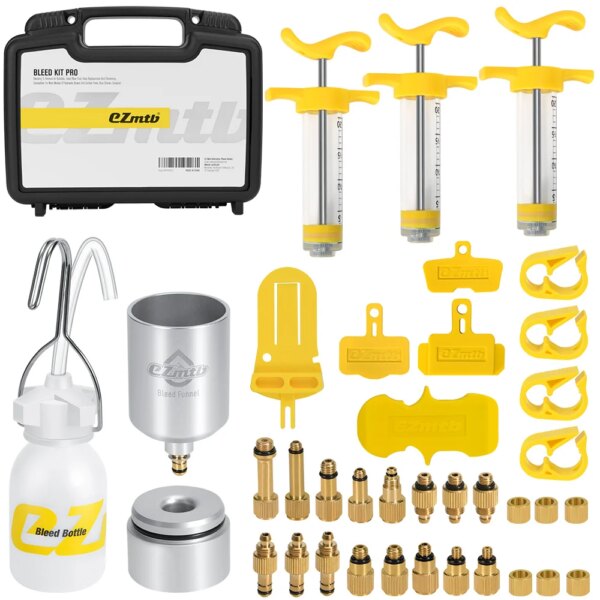 Ezmtb 2023 Pro bicicleta freno de disco hidráulico Kit de purga de aceite herramientas para SRAM, SHIMANO,Avid, serie MTB herramienta de reparación de frenos de bicicleta de carretera