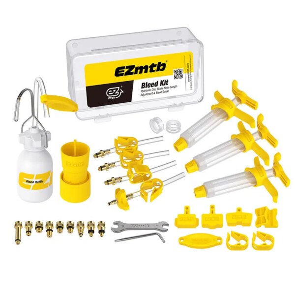 Ezmtb-Kit de purga de aceite de freno de disco hidráulico de bicicleta, herramientas para SRAM, SHIMANO,MAGURA,Avid,XTECH,ZOOM,MTB, herramienta de reparación de frenos de bicicleta de carretera