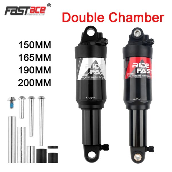 Fastace AOD02, suspensión neumática Dual ultraligera, amortiguadores traseros para bicicleta de montaña, bicicleta eléctrica MTB para Fox, RockShox Cane Creek EXT ERA V2