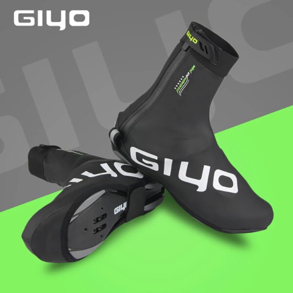 GIYO-cubiertas para zapatos de ciclismo para hombre y mujer, cubrezapatos impermeables para ciclismo de montaña o de carretera