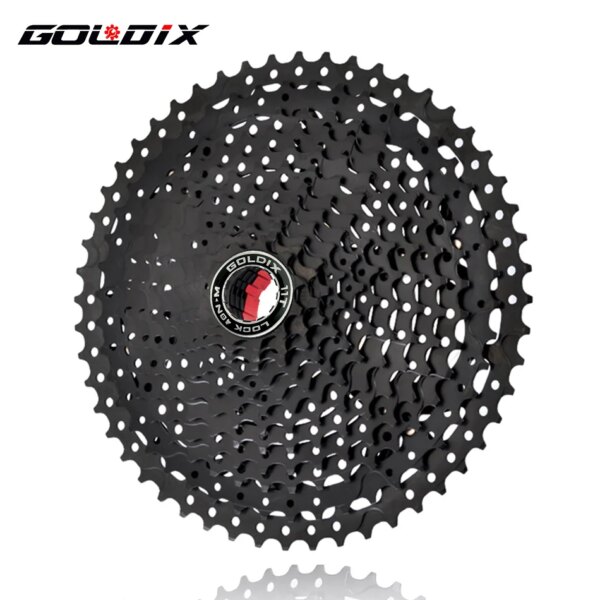 GOLDIX-Cassete negro para bicicleta de montaña, piñón libre para Shimano/SRAM, 8/9/10/11/12 velocidades, 40/42/46/50/50T K7 8/9/10/11/12v