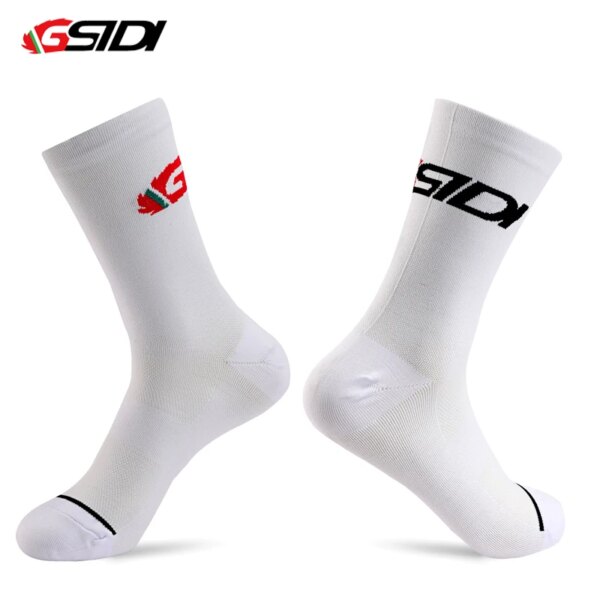 GSIDI deportes nuevos calcetines de ciclismo hombres profesionales carretera Mtb calcetines de bicicleta mujeres al aire libre bicicleta Unisex baloncesto