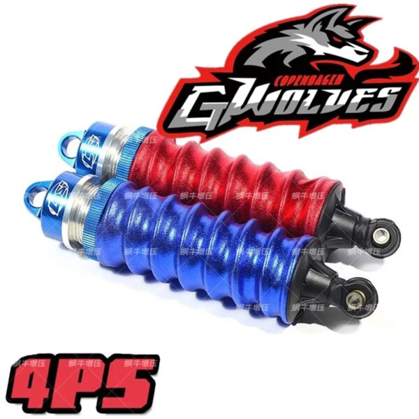 GWOLVES cubierta de amortiguador cubierta de absorción de impactos a prueba de polvo 1/8 todoterreno coche camión buggy Monster RC piezas de coche para hsp Hpi