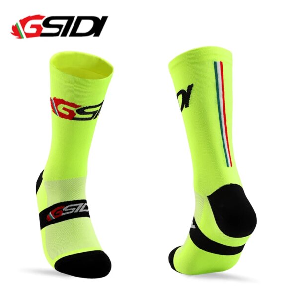 Gsidi-Calcetines de ciclismo para hombre y mujer, medias profesionales de compresión para ciclismo de montaña o de carretera, deportes Unisex, novedad de 2023